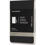 Moleskine Poznámkový blok Professional S, linkovaný, černý A6 48 listů – Sleviste.cz