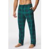 Pánské pyžamo Cornette 691/46 pánské pyžamové kalhoty lahvově zelené