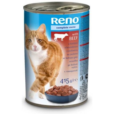 Reno kousky Cat HOVĚZÍ 415 g 24 ks