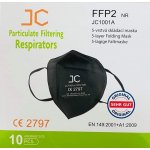 JC respirátor FFP2 černý 10 ks – Zboží Mobilmania