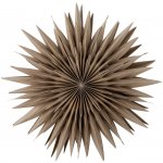Bloomingville Závěsná svíticí hvězda Elijas Brown 50 cm, hnědá barva, papír – Hledejceny.cz