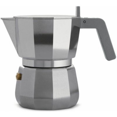 Alessi Moka konvička na kávu, 3 šálky, hliníková DC06/3 – Hledejceny.cz