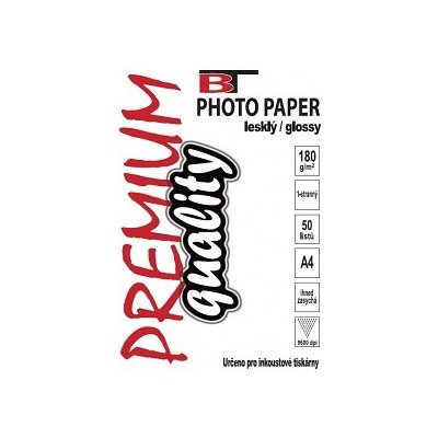 BT fotopapír A4 180g / 50listů – Zboží Mobilmania