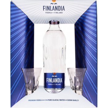 Finlandia Vodka 2019 40% 0,7 l (dárkové balení 2 sklenice)