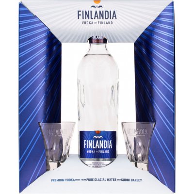 Finlandia Vodka 2019 40% 0,7 l (dárkové balení 2 sklenice) – Sleviste.cz