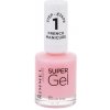 Gel lak Rimmel London Super Gel French Manicure lak na nehty 091 English Rose 12 ml