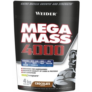 Weider Gainer Giant Mega Mass 4000, 4000 g