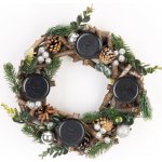 Magichome Věnec adventní přírodní 30 cm – Hledejceny.cz