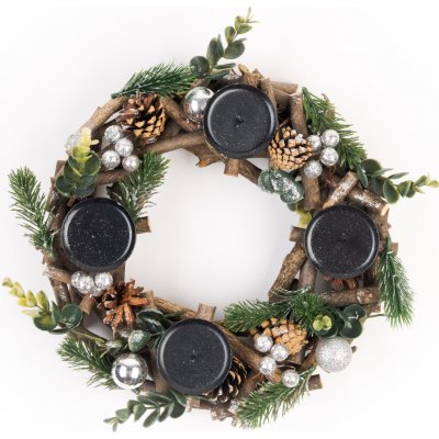 Magichome Věnec adventní přírodní 30 cm – Hledejceny.cz