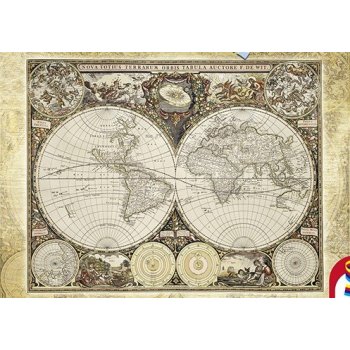 Schmidt Historická mapa světa 2000 dílků