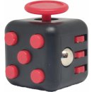 Fidget Cube antistresová kostka černý červený