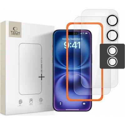 Tech-Protect EASY SET+ 3-PACK iPhone 17 průhledný 5906302319268 – Zboží Živě