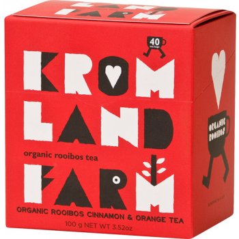 Kromland BIO Rooibos Skořice & Pomeranč 100 g 40 sáčků