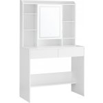 Vasagle Angela RDT123T14 toaletní stolek s osvětlením bílá – Zboží Dáma