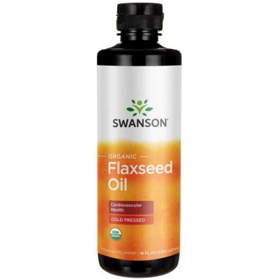 Swanson Organic Flaxseed Oil 473 ml – Hledejceny.cz