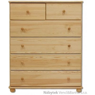 Drewmax prádelník z masivního dřeva borovice KD113 pacyg – Zboží Dáma