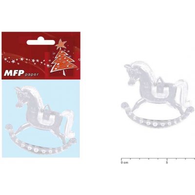 MFP Paper kůň 8cm/2ks akrylový – Zboží Mobilmania