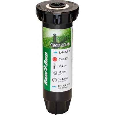 Rain Bird Výsuvný Profi 15APG ø 1,2 " 3,4 - 4,6 m 022332 – Hledejceny.cz