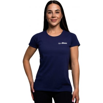 GymBeam Dámské triko Basic Navy Blue – Zboží Dáma