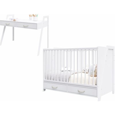 Ourbaby 2v1 crib CONE white bílá – Hledejceny.cz