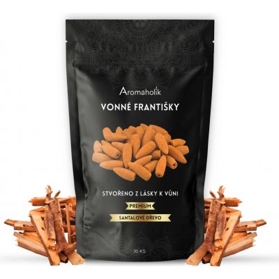 Aromaholik vonná kadidla kužely Backflow Santalové dřevo 30 ks – Hledejceny.cz
