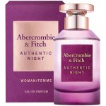 Abercrombie & Fitch Authentic Night parfémovaná voda dámská 50 ml – Hledejceny.cz