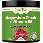 GreenFood Nutrition Magnesium Citrate + Vitamin B6 - Malina 150 g – Hledejceny.cz