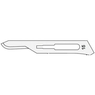 Surgeon Čepelka skalpelová Carbon Steel 100 ks č. 15 – Hledejceny.cz