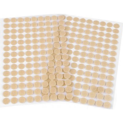 Pro Háčkování Suchý zip samolepící, kolečka 10 mm světlý béžový – Sleviste.cz