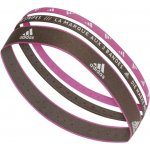 adidas headband 3PP Hnědá Růžová Bílá – Sleviste.cz
