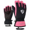 Dětské rukavice Ziener Rukavice Larino GTX Junior black pink dahila