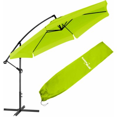 GreenBlue GB377 BG Zahradní deštník 350x250cm, světle zelený – Zbozi.Blesk.cz