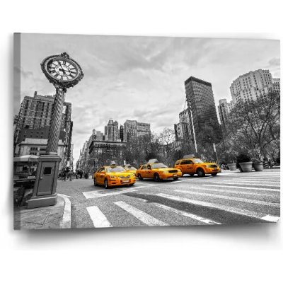 Sablio Obraz Žluté taxiky - 90x60 cm – Hledejceny.cz