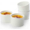 Pečicí forma Maxwell and Williams Ramekin zapékací miska 10cm set 4 ks WHITE BASICS