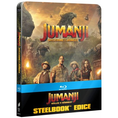 Jumanji: Vítejte v džungli! BD Steelbook – Zbozi.Blesk.cz