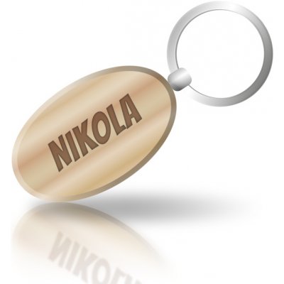 Přívěsek na klíče se jménem Nikola – Zboží Mobilmania