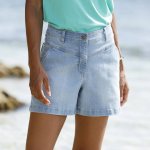 Džínové šortky sepraná modrá – Zboží Mobilmania