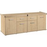 Diversa stolek Cabinet Solid 200 x 60 x 75 cm rovný – Zboží Dáma