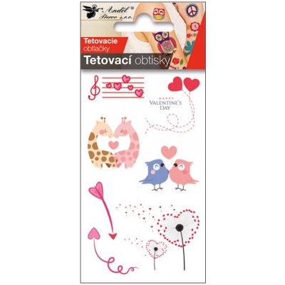 Anděl Tetovací obtisky 16022 10,5 x 6 cmláska – Zboží Dáma