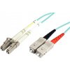 síťový kabel EFB O0314.20 Optický patch, LC - SC 50/125 (multimode), 2mm, duplex, OM3, 20m