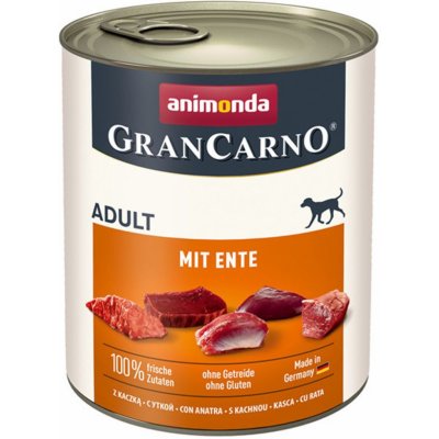 Animonda Gran Carno Adult krůta & kachna 0,8 kg – Zboží Mobilmania