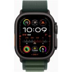 Apple Watch Ultra 2 49mm černý titan s tmavě zeleným alpským tahem S MX4Q3CS/A – Zboží Živě