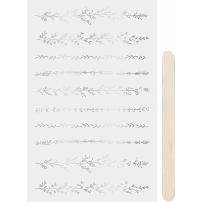 HEYDA Propisoty 10x19 cm - bordury stříbrné – Sleviste.cz