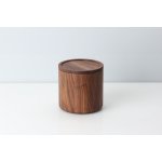 Continenta Dóza kulatá z ořechového dřeva 13 cm – Zboží Mobilmania