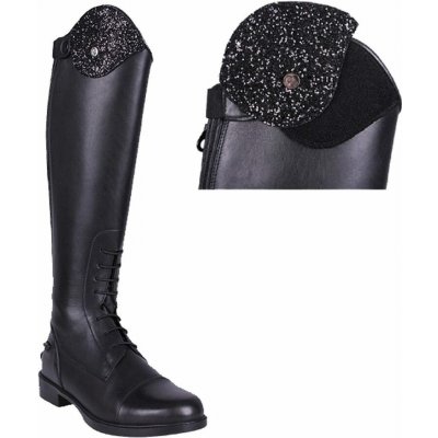 QHP Jezdecké boty vysoké Romy dětské wide dětské černé – Zboží Dáma
