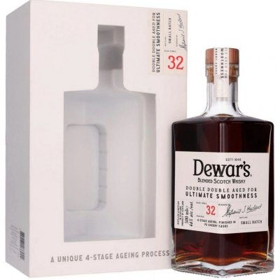 Dewars Double Double 32y 46% 0,5 l (karton) – Zboží Dáma