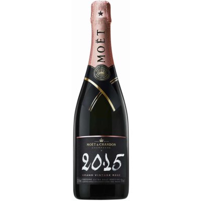 Moët & Chandon Grand Vintage Rose 2015 12,5% 0,75 l (holá láhev) – Zboží Mobilmania