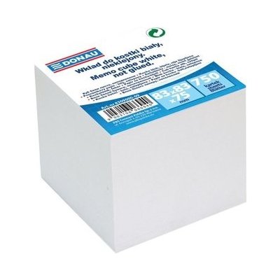 Donau Poznámkový papír náhradní, bílý 83 x 83 mm – Zboží Živě
