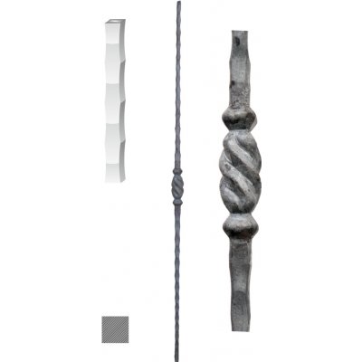 Kovoinox Tyč 14 x 14 x 1000 mm – Hledejceny.cz