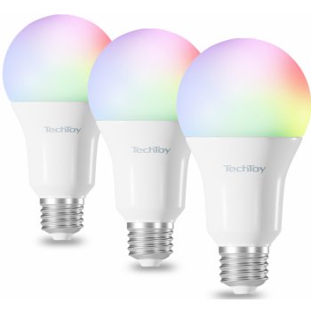 TechToy Smart Bulb RGB 11W E27 3pcs set TSL-LIG-A70-3PC